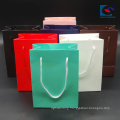 custom green color factory price art paper gift bag for jewelry